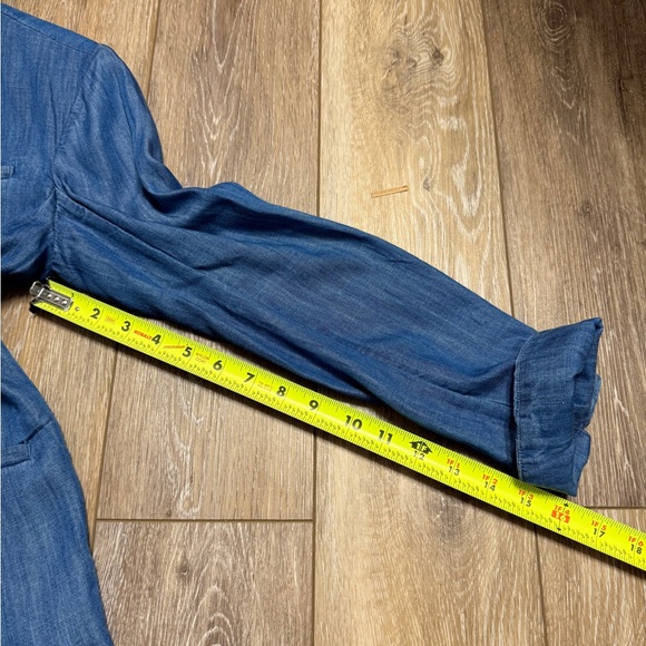 NWOT Lands' End Classic Blue Denim Jacket - Picture 6 of 9